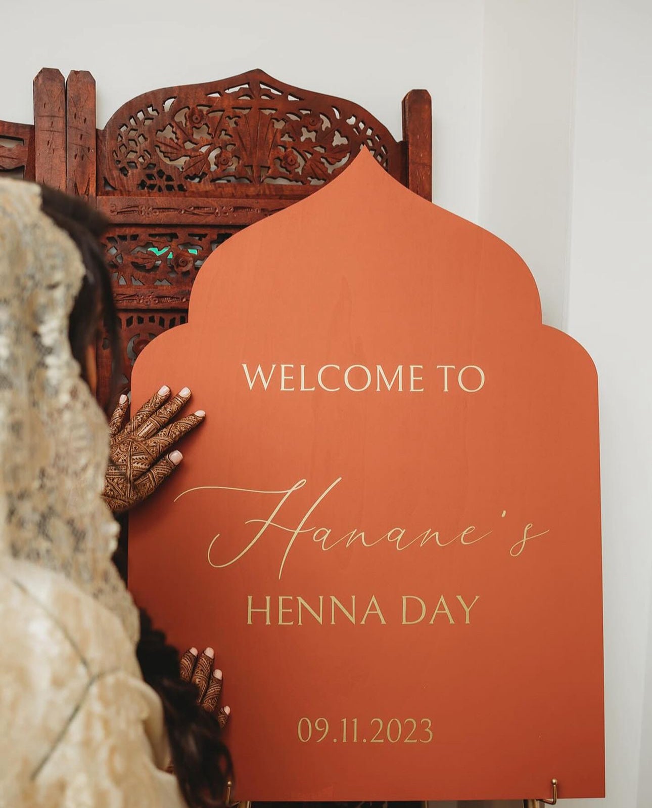 Dome Arch Welcome Sign - 2 x 3 ft