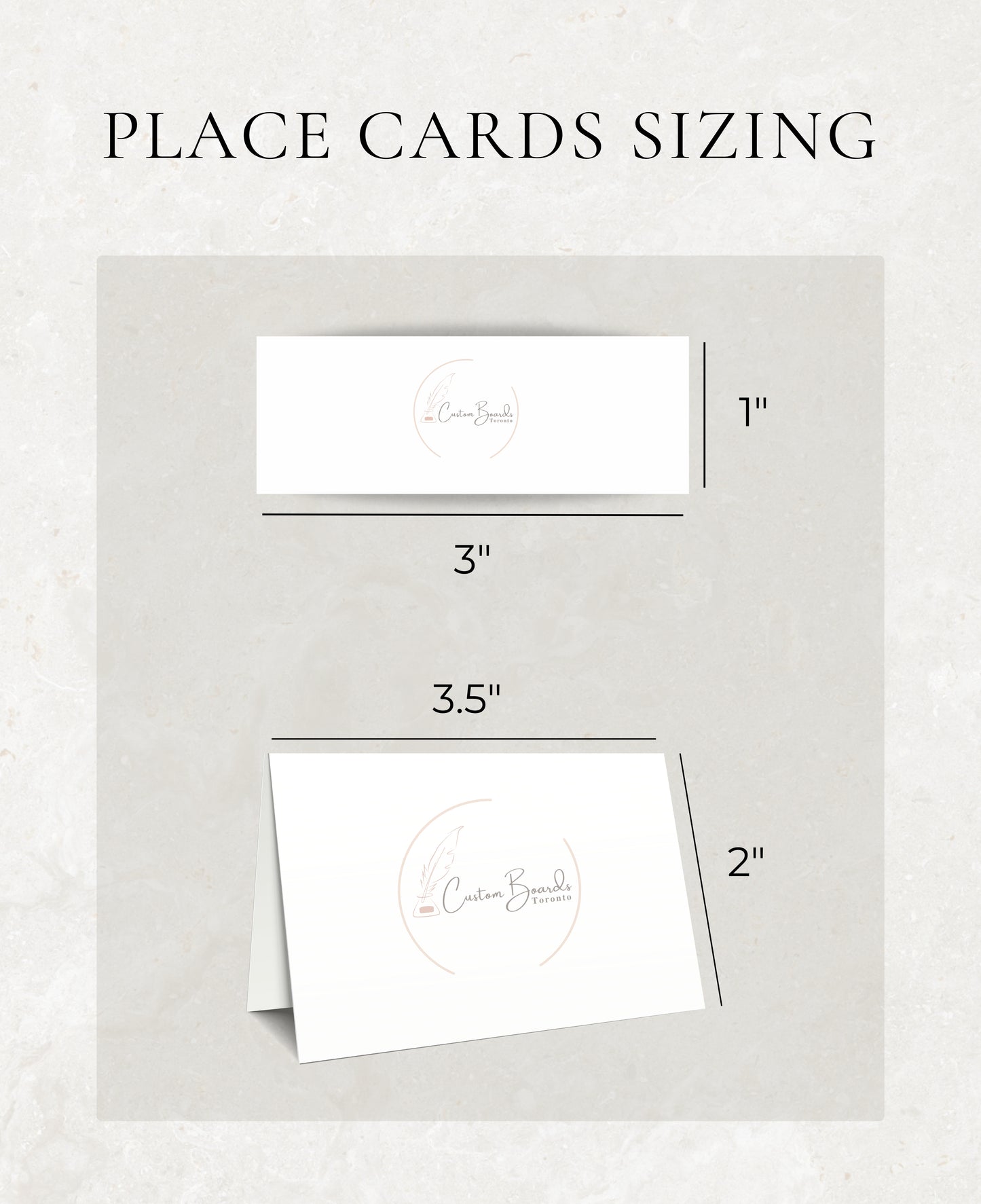 Purple Floral Place Card