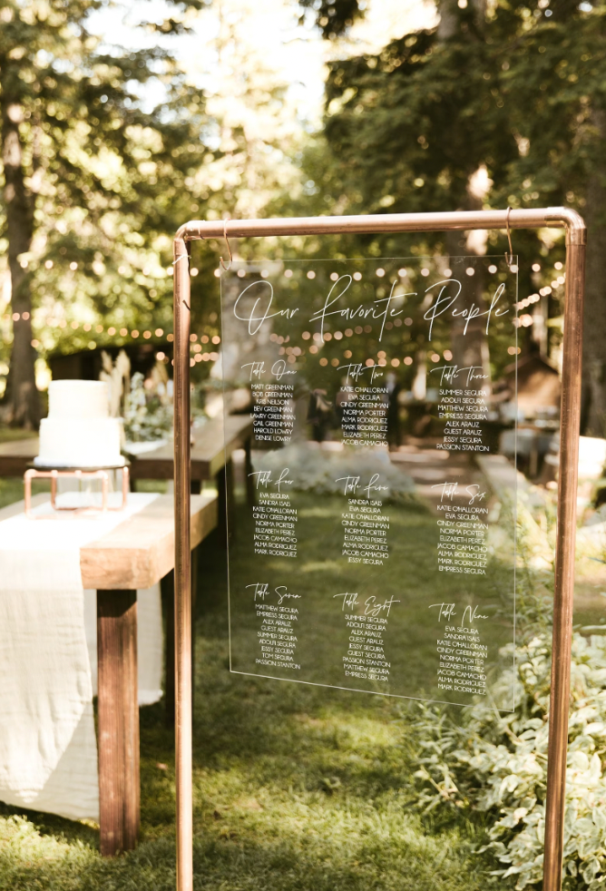 Elevate Your Event Aesthetics with Wedding Sign Stands