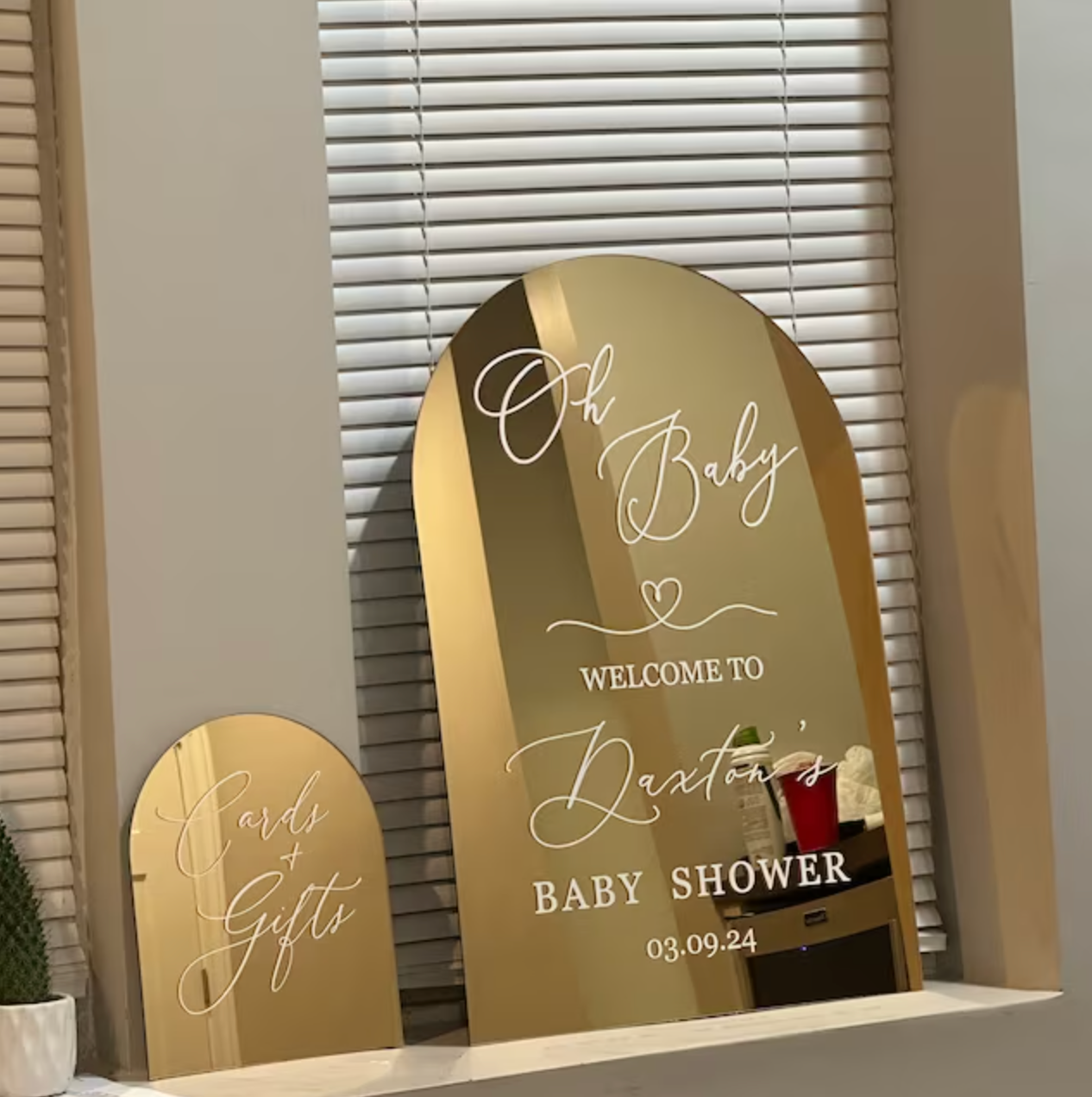 Acrylic Mirror Welcome Signs – Custom Boards Toronto