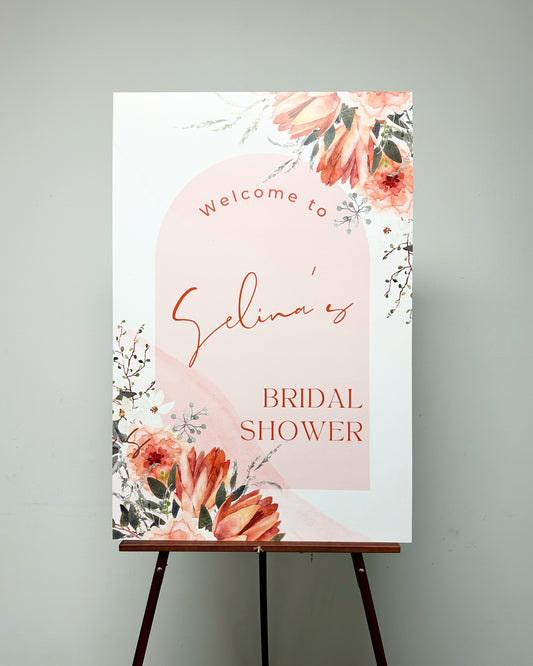 Bridal Shower Welcome Sign