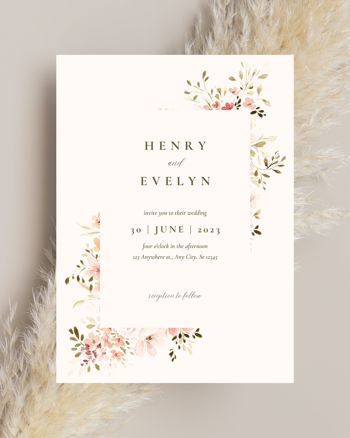 Floral Frame Cards