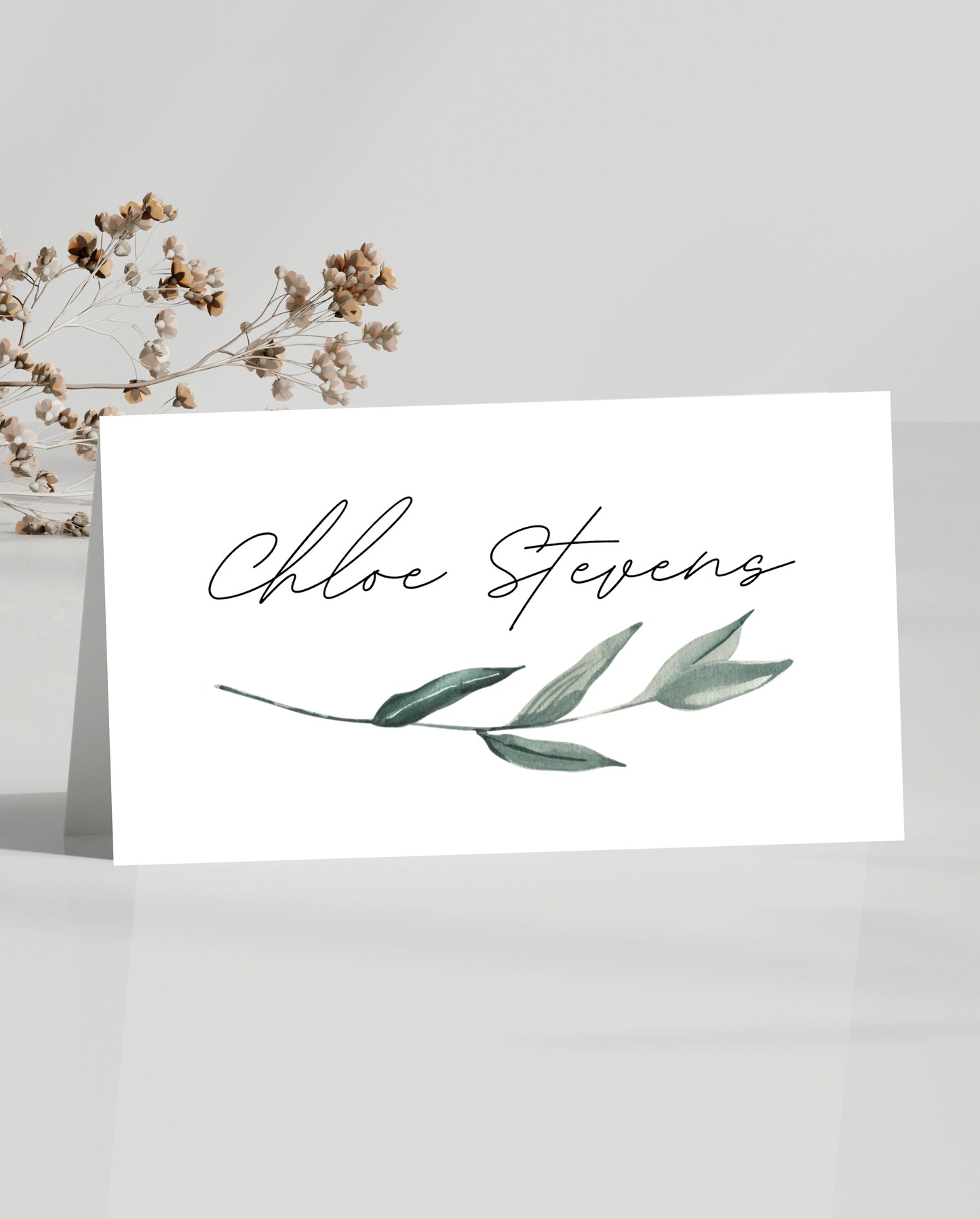 Minimal Boho Place Card