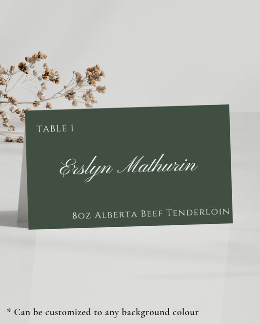 Statement Colour Place Card