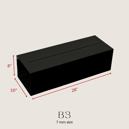 B3 - Black Box Stand (7 mm slot)