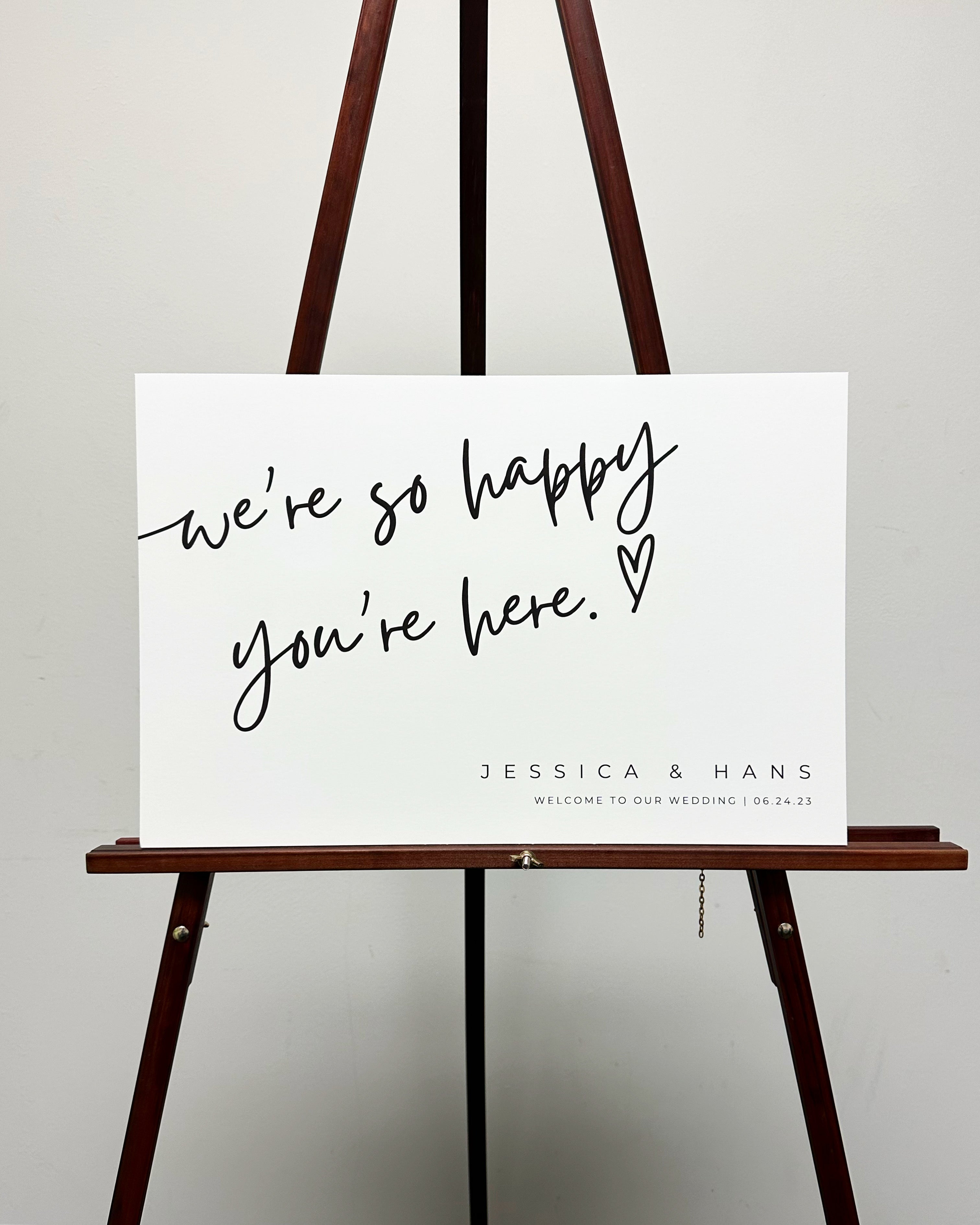 Welcomesign Normal Minimal Horizontal Welcome Sign – Custom Boards Toronto