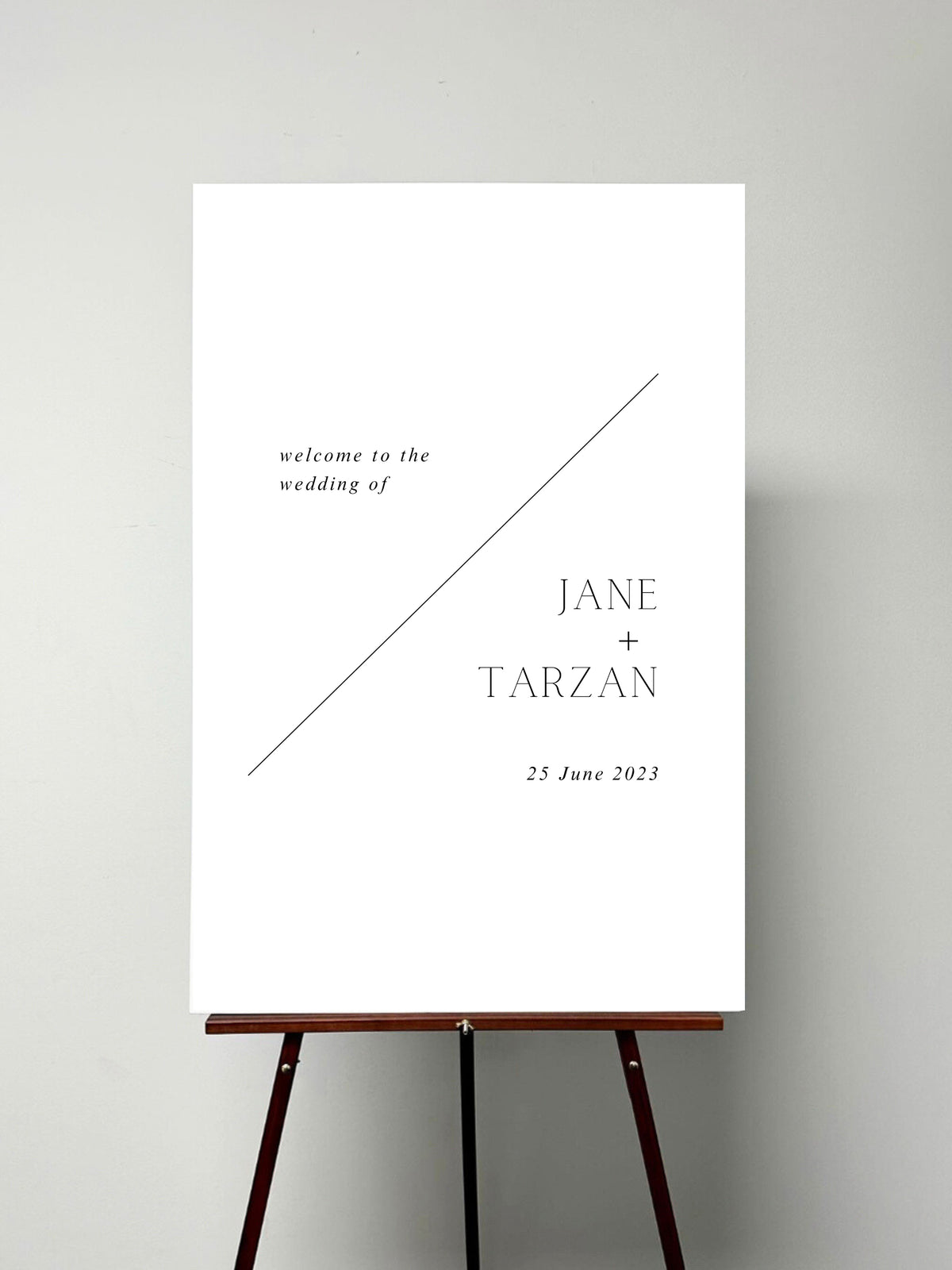 Welcomesign Basic Minimal Welcome Sign – Custom Boards Toronto