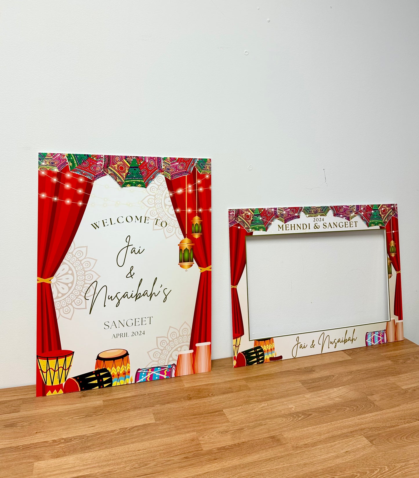 Welcome sign + Frame