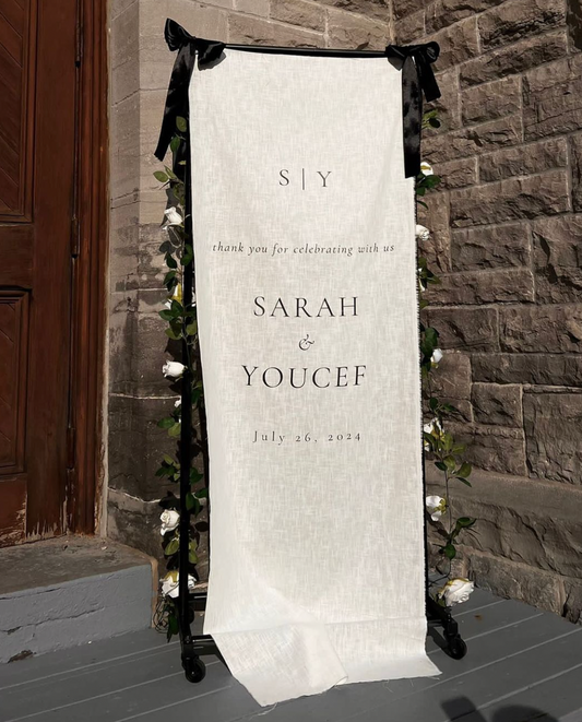 Linen Signage – Custom Boards Toronto