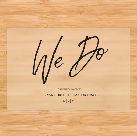 We Do Minimal Statement Welcome Sign